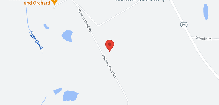 map of 233 Holmes Pond Road, Johnston, SC 29832